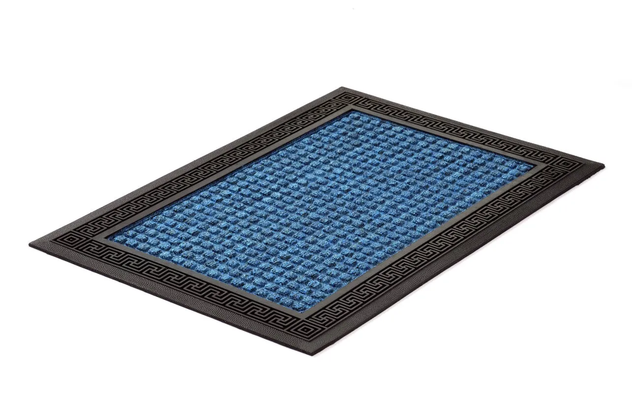 OnlyMat Blue QuickDry Anti Slip and Anti Fade Soft Bath Mat