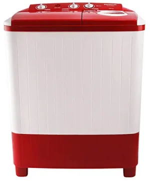 Panasonic 7 kg 5 Star Semi-Automatic Top Loading Washing Machine (NA-W70E5RRB, Red, Powerful Motor)