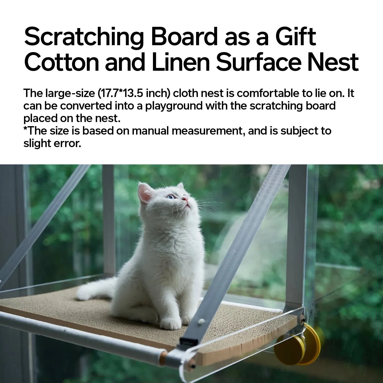 pidan - Cat Window Perch Hammock 2.0