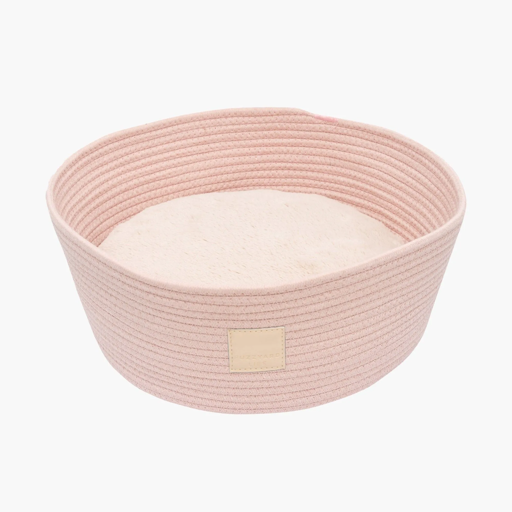 Pink Rope Puppy Basket with Reversible Cushion | Comfort & Style for New Arrivals