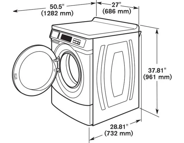 (Pre-Order December) Maytag MHN33PRTGW 10.5kg Front loader Washing Machine