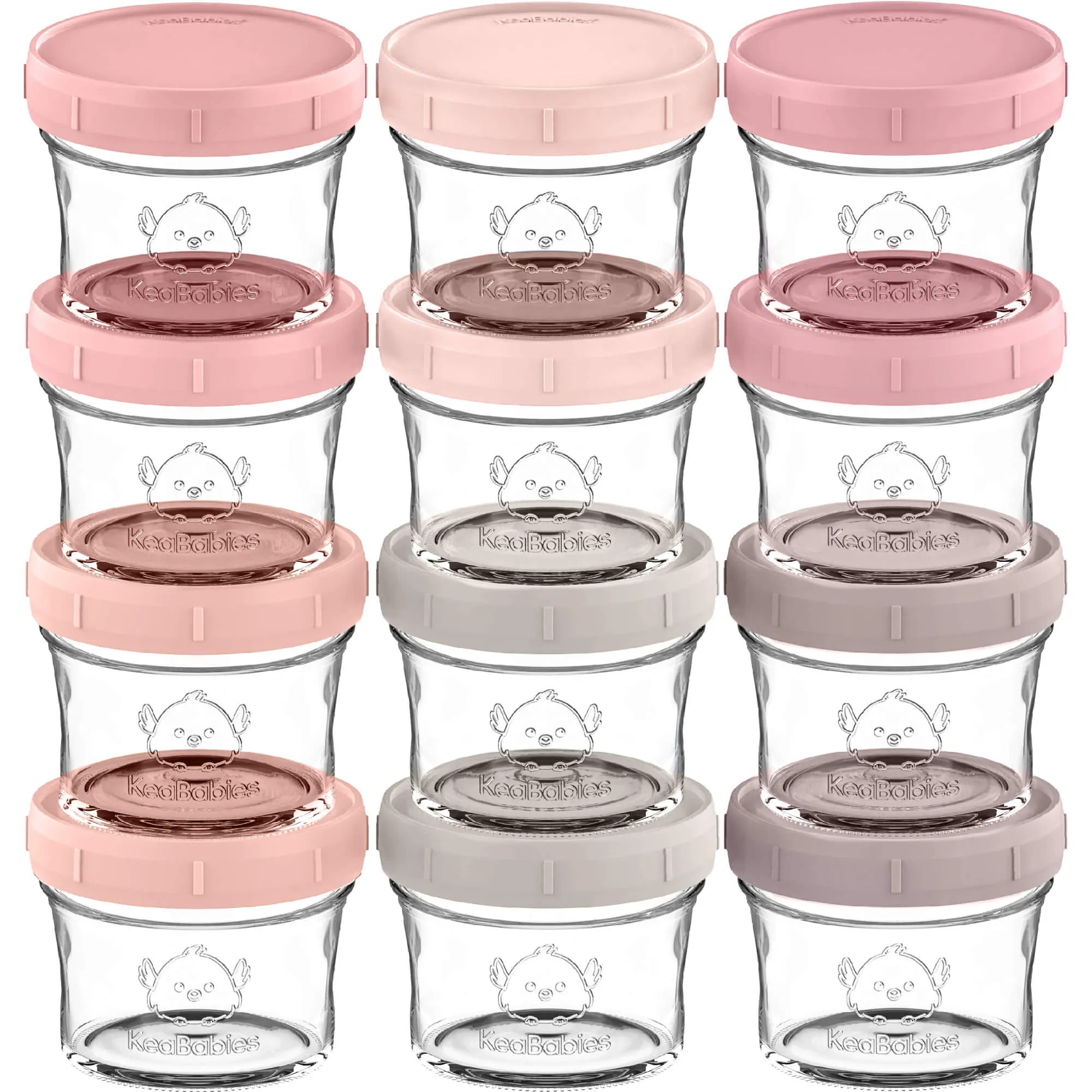 Prep Jars Baby Food Storage Glass Containers