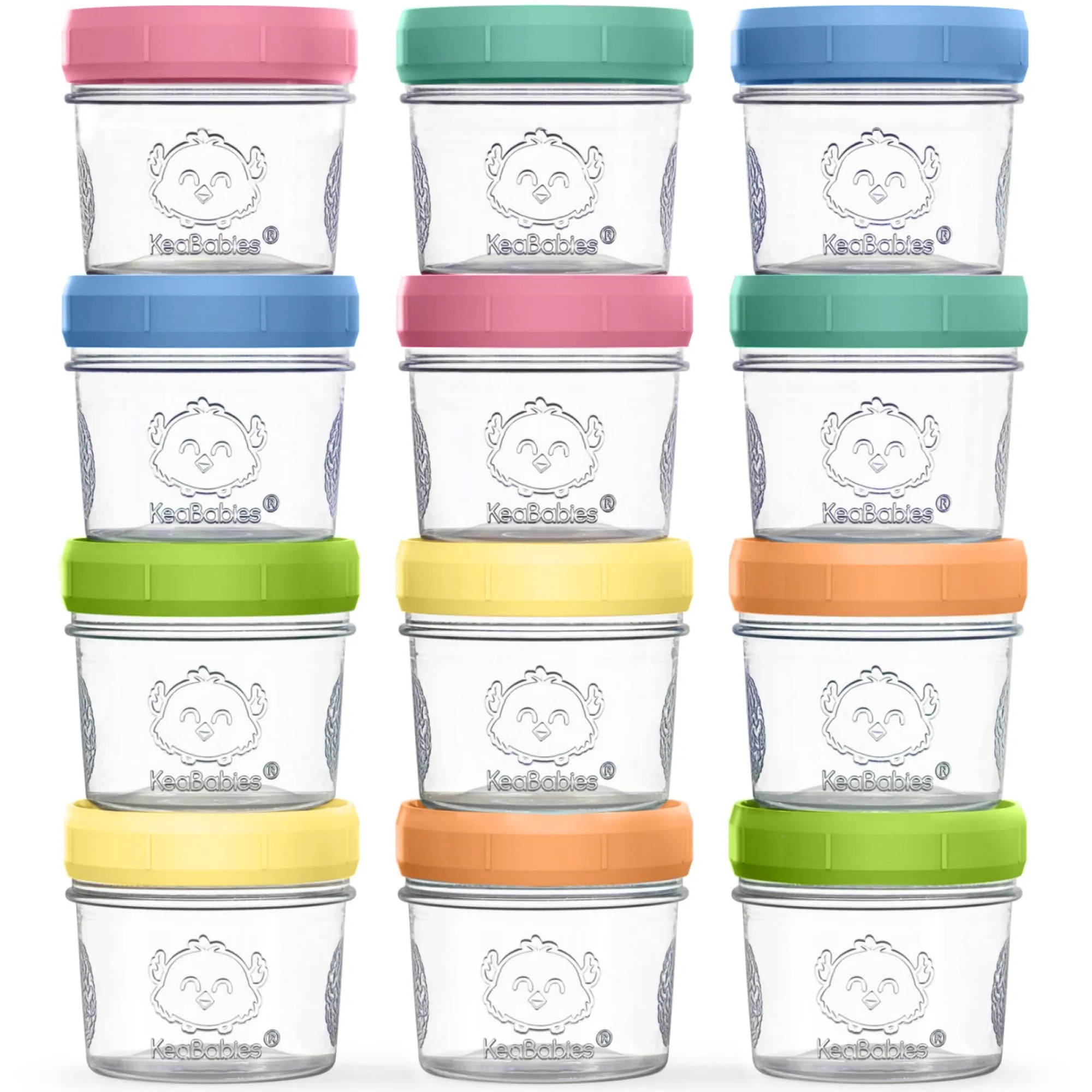 Prep Jars Baby Food Storage Glass Containers