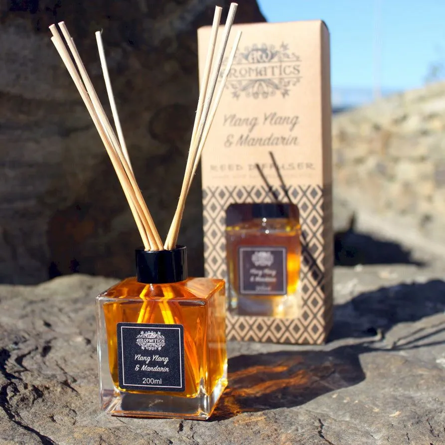 Pure Essential Oils Aromatherapy Reed Diffusers - Natural Home Fragrance