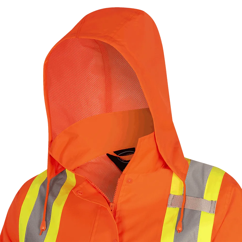 Rain Coat - Pioneer Women's Hi-Viz Waterproof 300D Polyester/PU Rainwear 5627W / 5629W