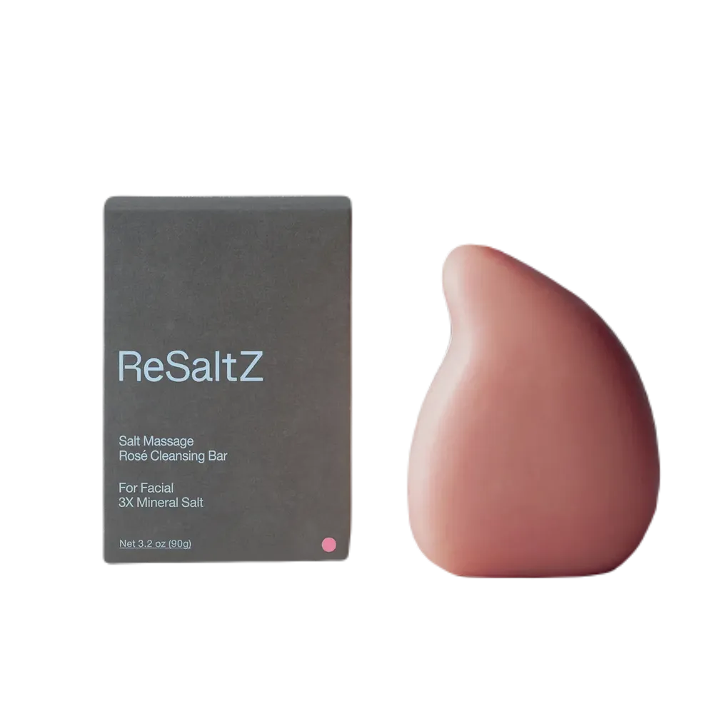 ReSaltZ Salt Anti-Aging Face Cleansing Bar Rose Sunset