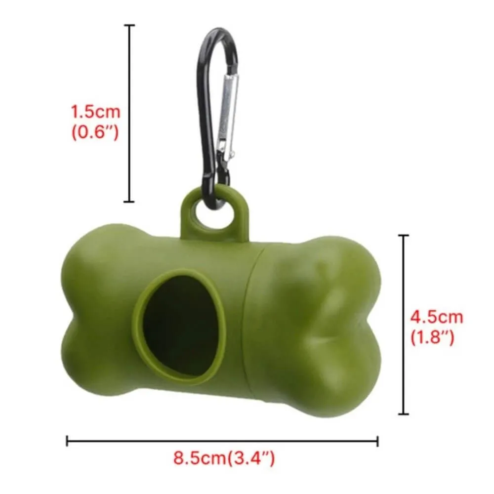 Soft Dog Poop Bag Dispenser Poop-shaped and Bone-shaped