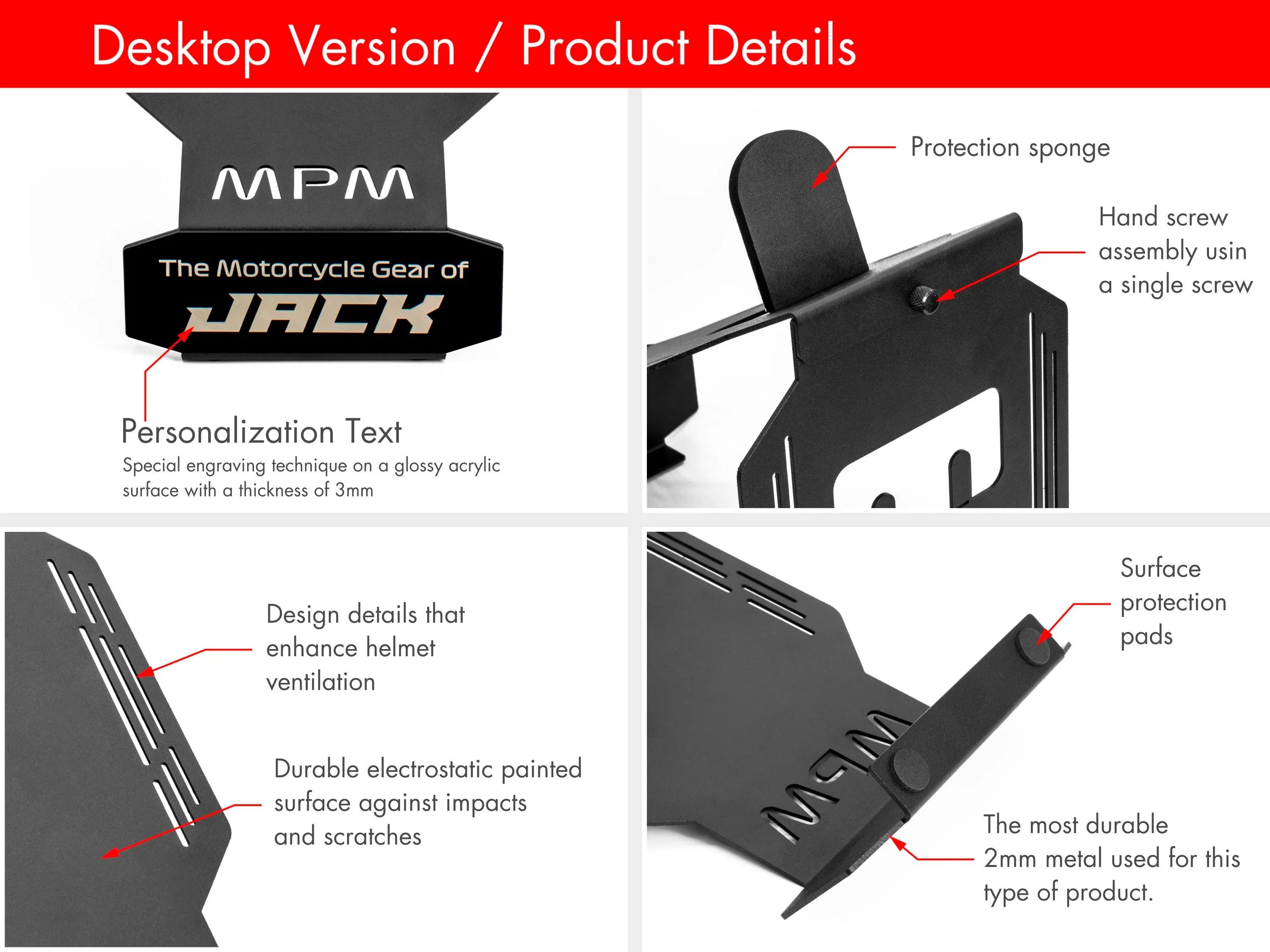 Stylish and Practical Motorcycle Helmet Holders | Organize Your Gear with Ease