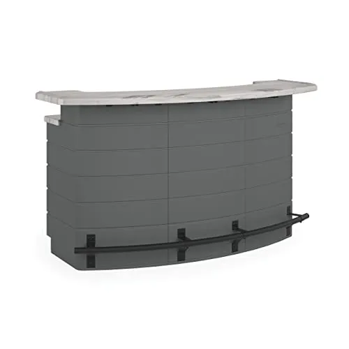 Suncast Backyard Oasis Entertaining Bar, Gray