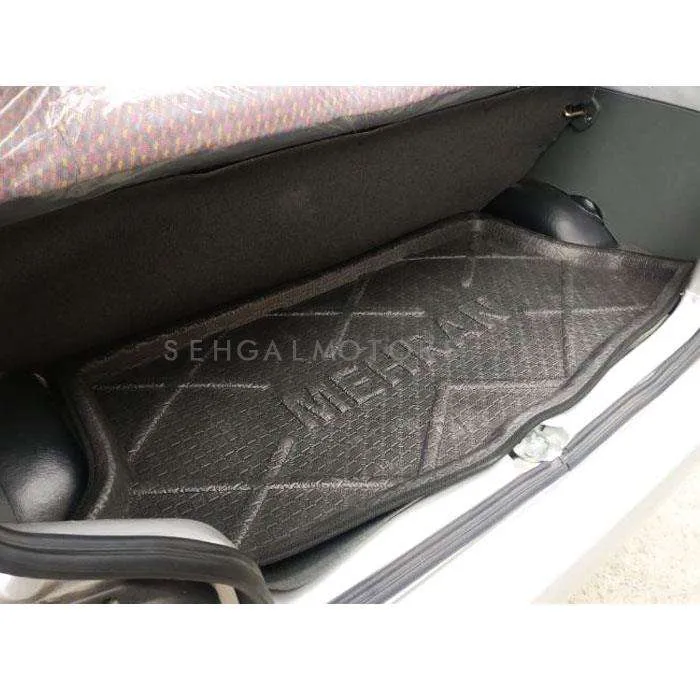 Suzuki Mehran Foam Trunk Mat Mix Design - Model 2012-2019 - Cargo Boot Liner Diggi Protection Tray Cover