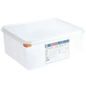 T990 Araven Polypropylene 2/3 Gastronorm Food Storage Container 13.5Ltr (Pack of 4)