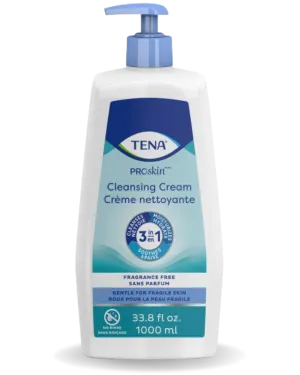 TENA 1000ml Scent Free Cleansing Cream Washcream