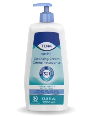 TENA 1000mL Scented Cleansing Cream Washcream