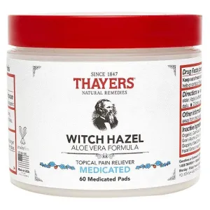 THAYERS - Medicated Superhazel Astringent Pads - 60 Pads