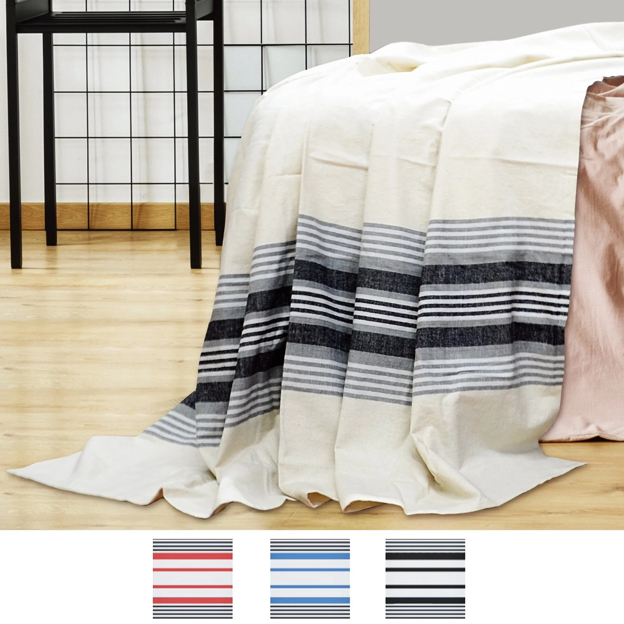 Tremblant - 100% Cotton Flannel Blanket