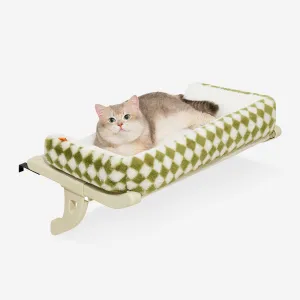 Vintage Cat Window Bed Green