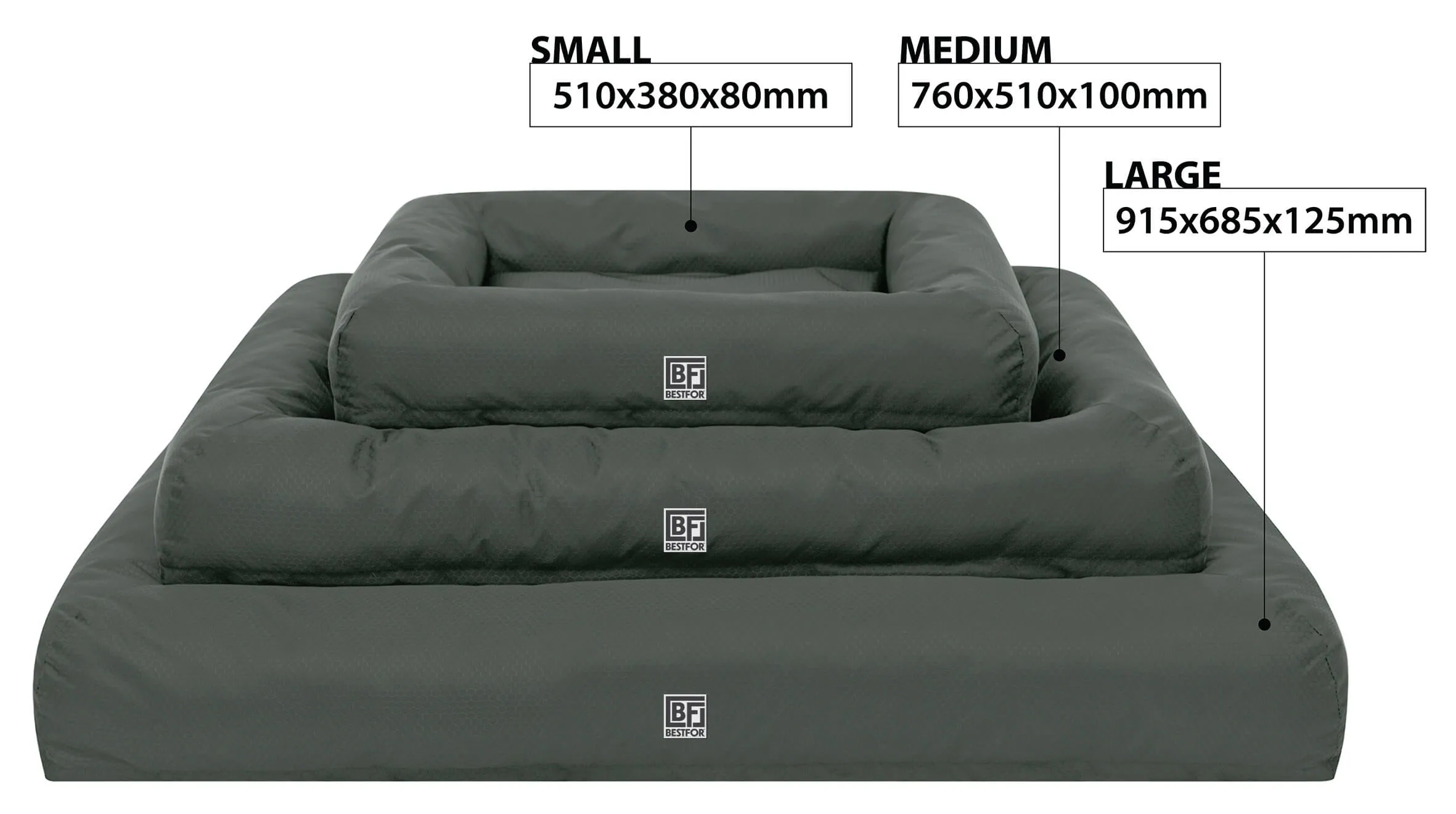 Waterproof Dog Bed with Cooling Gel Infused Memory Foam