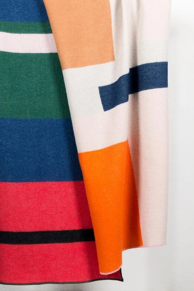 Wool Blanket "Bauhaused 2" by Sophie Probst & Michele Rondelli