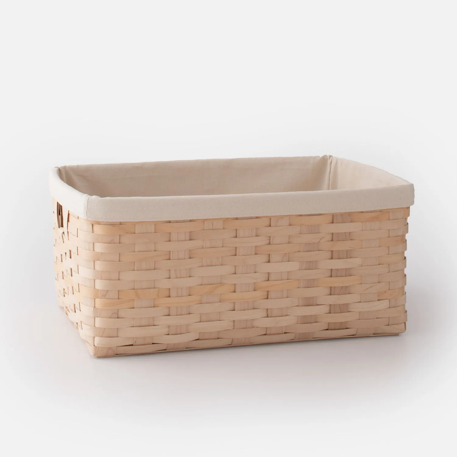 Woven Maple Laundry Basket