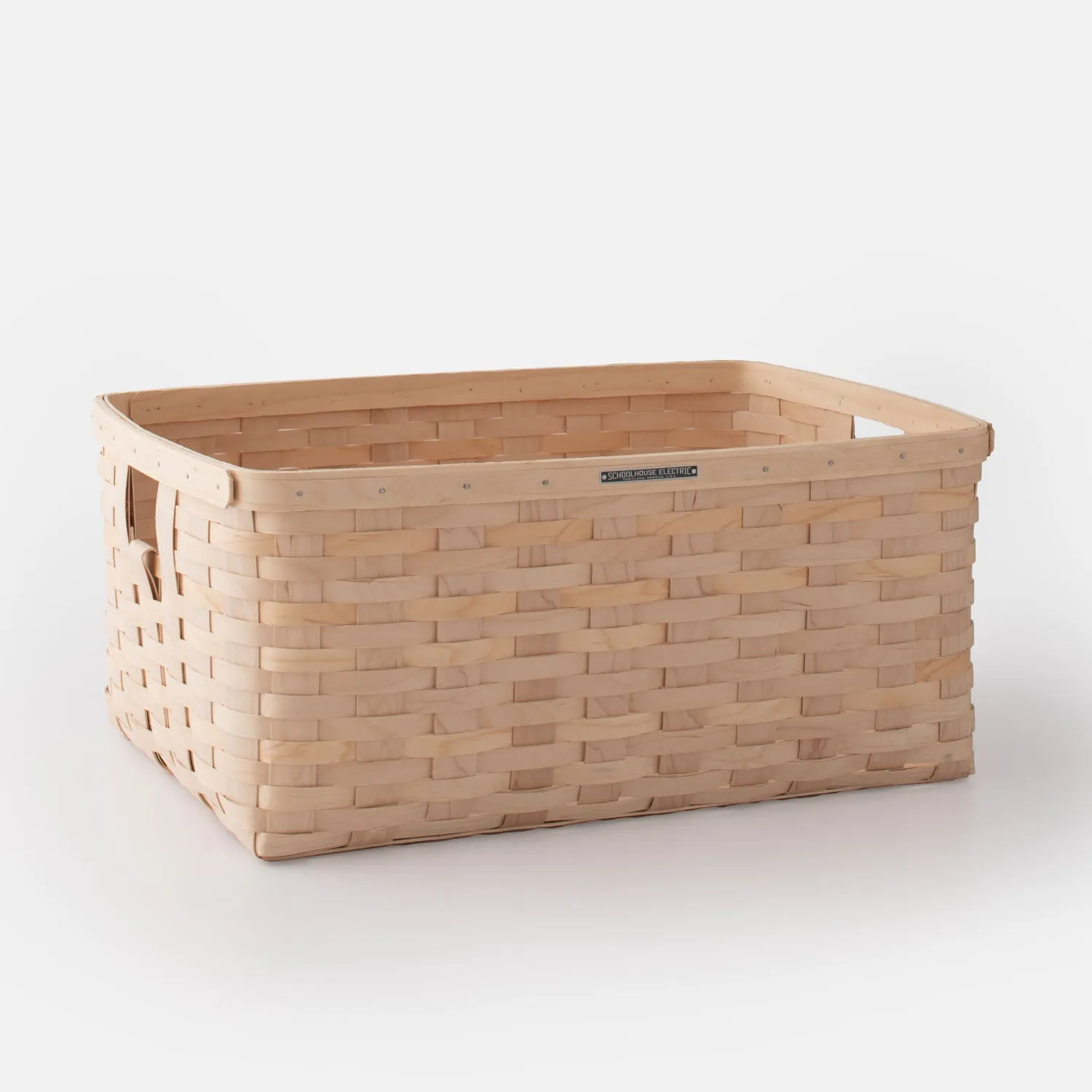 Woven Maple Laundry Basket